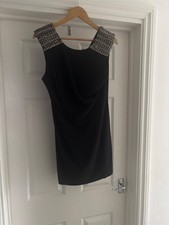Ladies Size 12 Navy Blue Dress Warehouse BNWT RRP £52 NEW Elegant Evening Knee