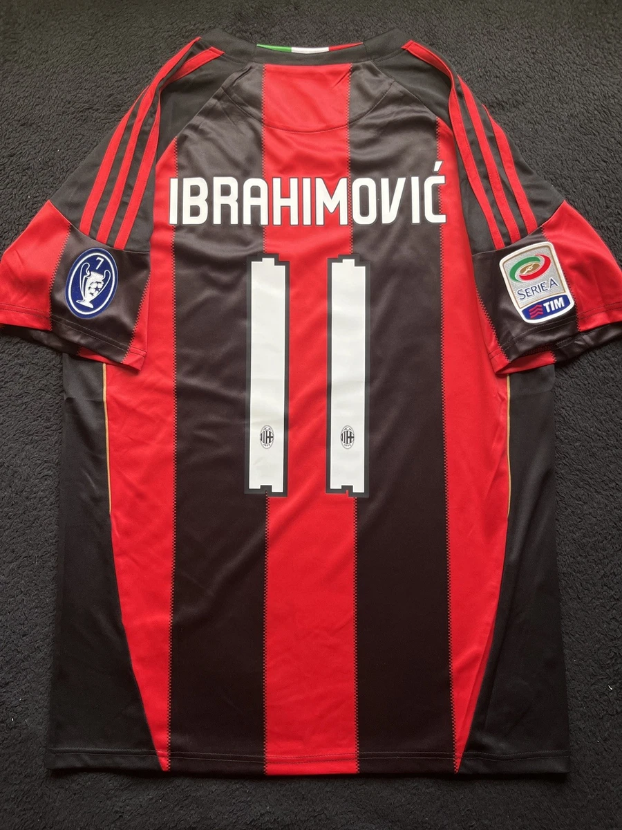 Zlatan Ibrahimovic AC Milan International Club Soccer Fan Jerseys