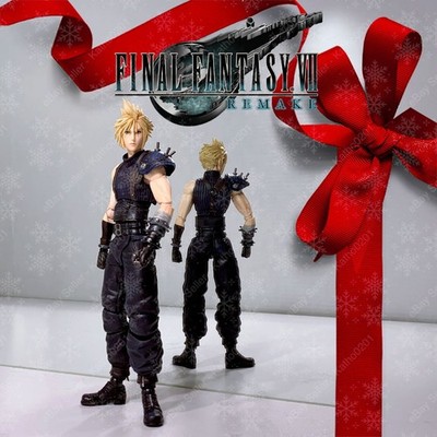 Final Fantasy VII Remake Play Arts Kai Cloud - 1st Class Edition, Custom Materia