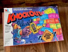 Knockout Board Game Vintage 1991 Milton Bradley Working Hammer