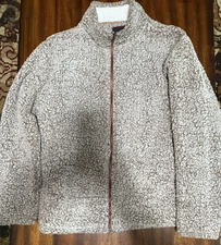 Swiss Tech Performance Gear Men's Sherpa Style Jacket Super Warm Zip Up Large