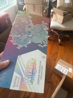 Pokemon Prismatic Evolutions Super Premium Collection In Hand,FAST SHIP