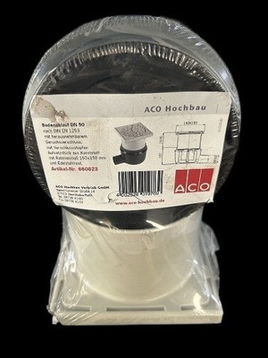 ACO Easyflow Kellerablauf DN50 mit Edelstahlrost (3U)