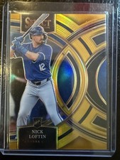2024 Panini Select - Premier Level Nick Loftin #13 Gold Prizm 06/10 (RC) Royals