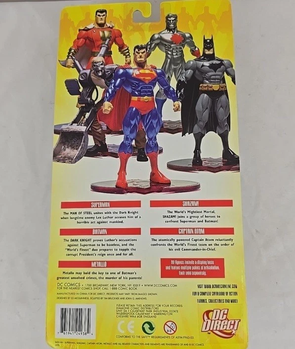 DC Direct Супермен/Бэтмен враги общества Супермен в оригинальной коробке * Бесплатная доставка * - Изображение 2 из 4