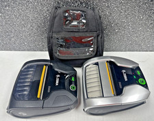 Lot of 2 Zebra Mobile Printers ZQ320 NON-WORKING AS-IS