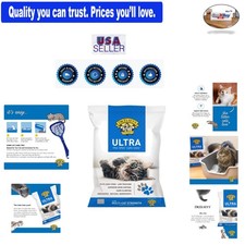 Unscented Clumping Cat Litter 18 lb Heavy Non-Tracking Clay
