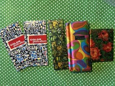 Vintage Photo Albums & Address Book Retro Colorful 1960s 1970s Lot Of 5 Groovy