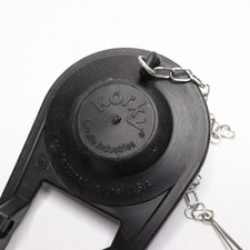 Korky Universal Basic Toilet Chain  Flapper Black 2"