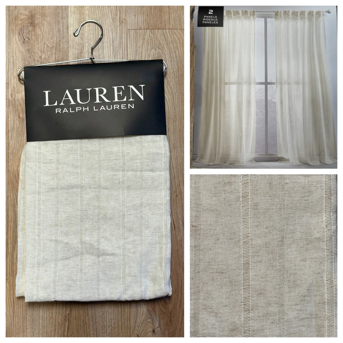 Ralph Lauren Striped Window Curtains & Drapes for sale | eBay