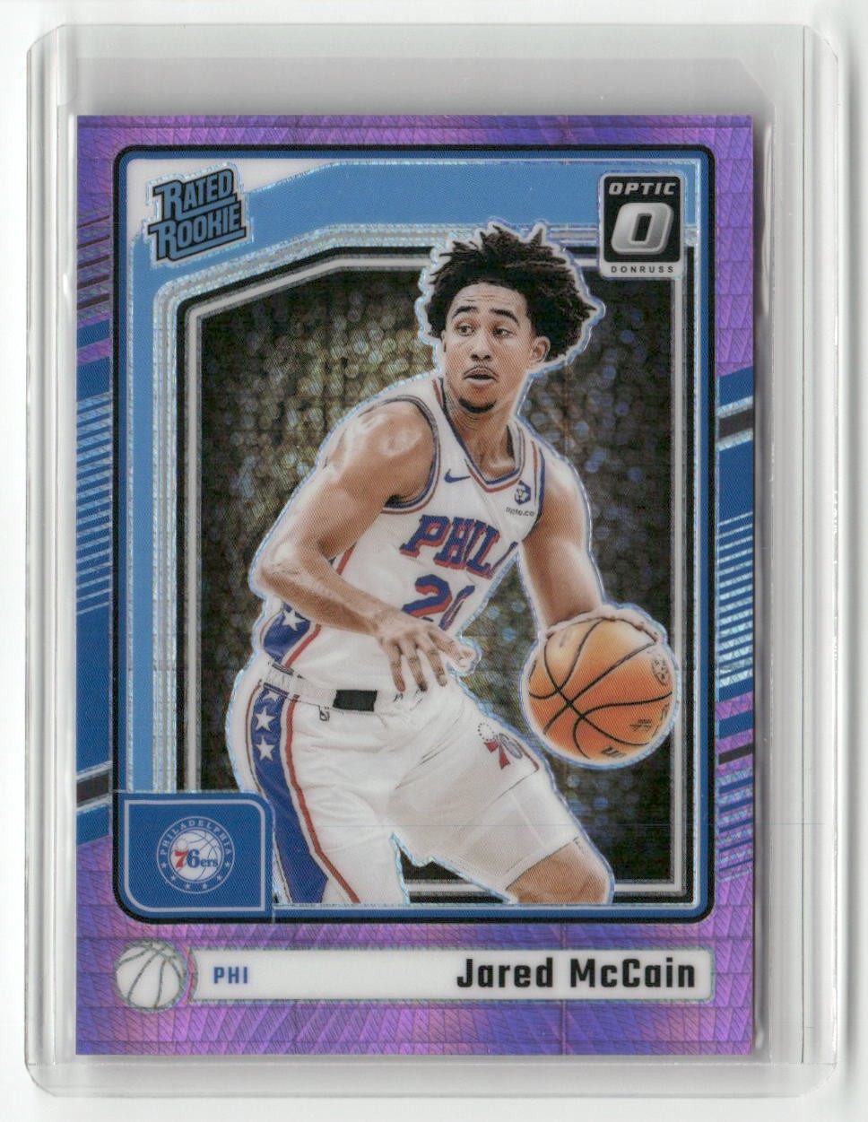 2024-25 Donruss Optic #270 Jared McCain Hyper Pink