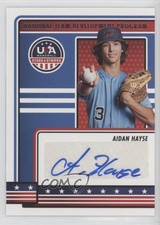 2023 Panini USA Baseball Stars & Stripes Aidan Hayse (Blue Ink) Auto 10w8