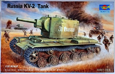 Trumpeter 00312 Russia KV-2 Tank in unversiegelter OVP 1:35