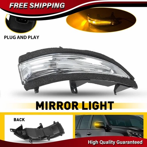 LED Side Mirror Turn Signal Light For 2010-2023 Lexus LX570 GX460 Passenger Side
