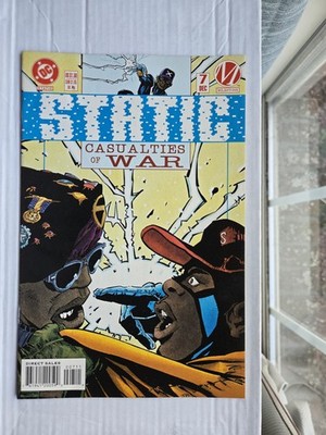 Static #7 Commando X (Howell Rice) 3rd App Milestone Media DC Comics 1993 Shock 