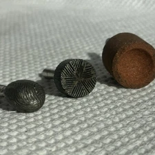 Lot 3 Deburring Bits Tools Carbide Shank Unbranded Rotary Flame Cylinder Sanding