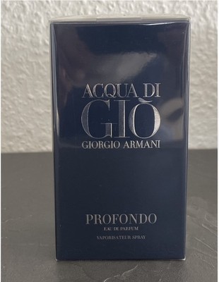 Giorgio Armani Acqua di Gio Profondo Eau de Parfum 125ml Herren Duft   Neu & OVP