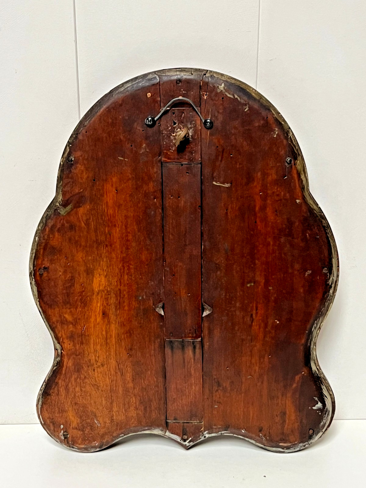 Antique 19th Century Walnut Barber Table Mirror