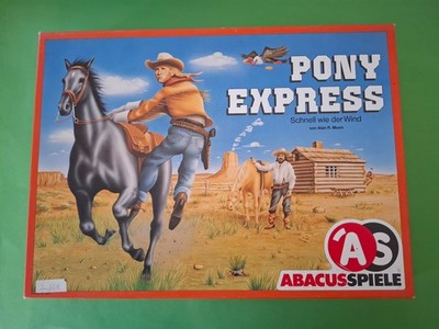 * PONY EXPRESS * Schnell wie der Wind, Abacus-Spiele, von Alan R. Moon, 1991