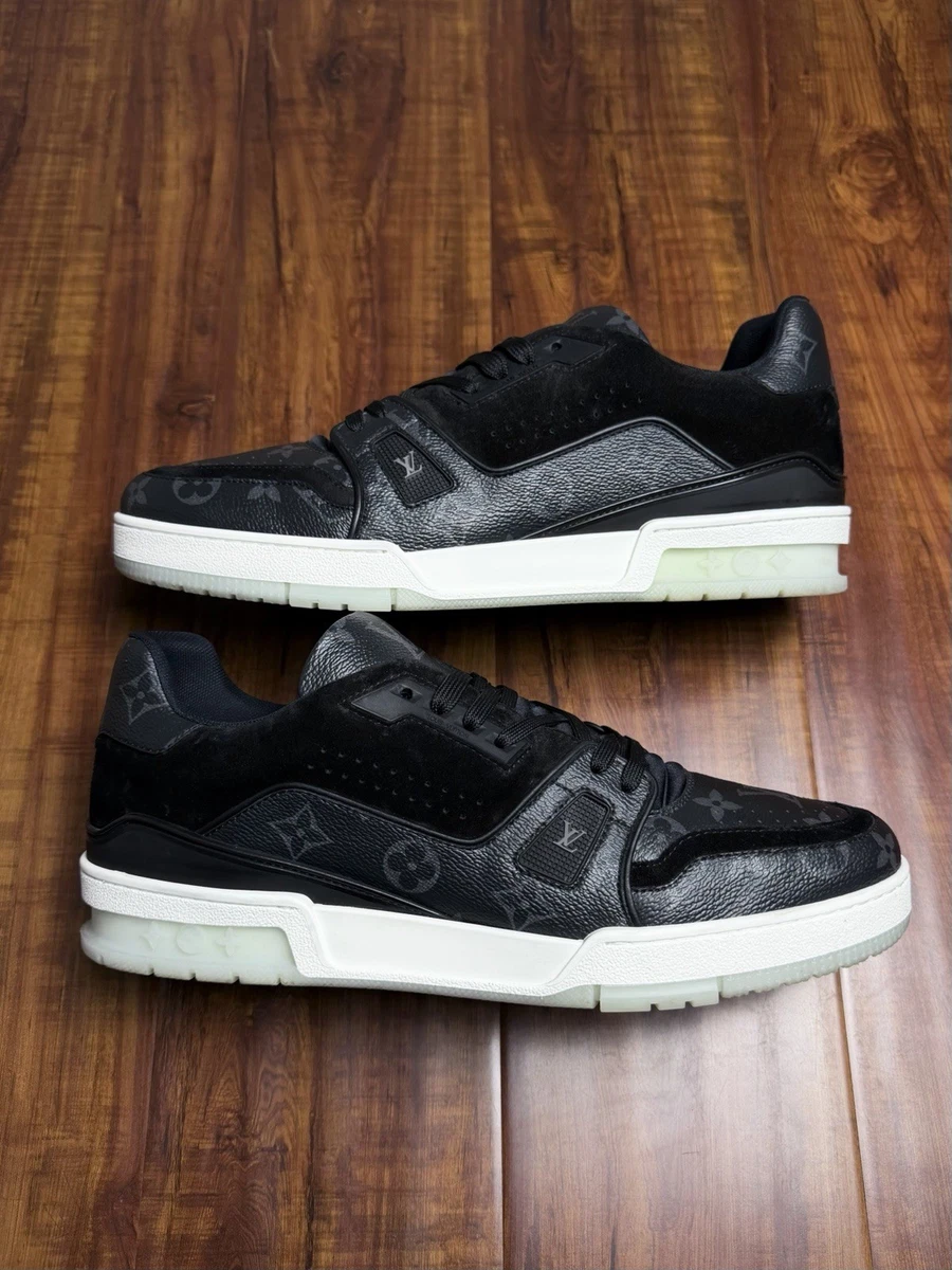 Louis Vuitton Trainer Low Black Monogram for sale | eBay