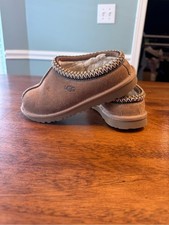 UGG Tasman II Slipper Kids Size 1 Chestnut Suede Slip On