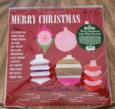 Merry Christmas From King Records RSD LP Limited 800 pressed RED colored vinyl