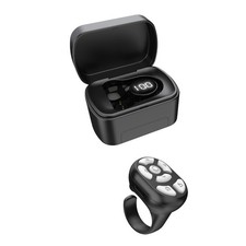 Bluetooth Remote Control Scrolling Ring W/Charging Bin Video Browser Controller