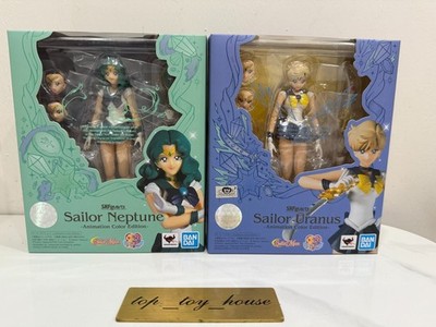 Bandai S.H. Figuarts Sailor Moon Neptune & Sailor Uranus Set of 2 Action Figure
