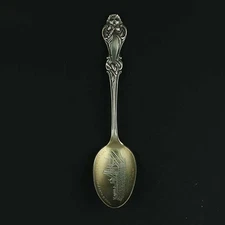 Shepard Mfg. Co. Memphis, TN Steamer Boat Souvenir Spoon Silver Cotton Bales