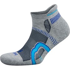 Balega Hidden Contour No Show Running Socks - XL - Midgray/Ink