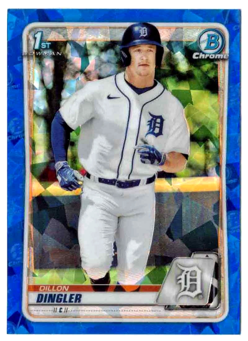 DILLON DINGLER 2020 Bowman Draft Sapphire #BD-144 Detroit Tigers Rookie 1st RC!