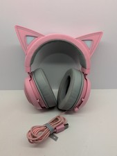 Razer Kraken RGB USB Gaming Headset Kitty Edition Tested Working 9