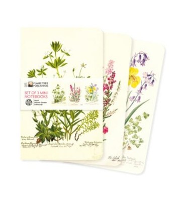 Royal Botanic Garden Edinburgh Set of 3 Mini Notebooks ~ Fla ... 9781804176429