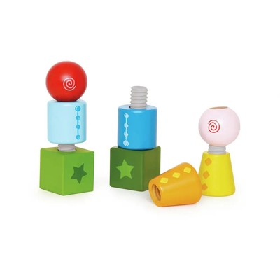 Hape - Schraubklötze, 8-teilig, ab 24 Monaten