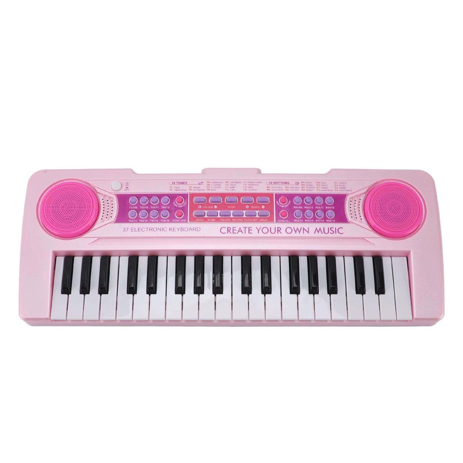 Pianoforte Elettronico 37 Tasti Puzzle Educativo Portatile Bambini Tastiera Pianoforte per Bambini
