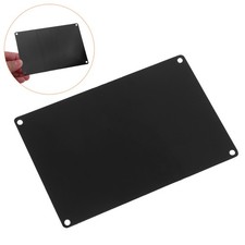 10 Pcs Black Aluminum Alloy Stamping Blanks 12.00 X 8.00 Cm Rectangle Tags