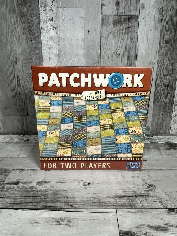 Patchwork Quilt Cloth Button & Leather 2-Player Strategy Board Game NEW & SEALED
