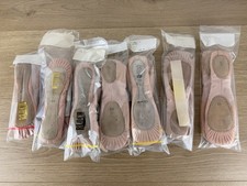 Bloch 7 Pairs Lot Dansoft Pro-lite Ballet Slipper Shoe PINK Kids Youth 1-4