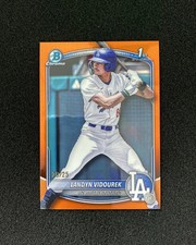 2025 Topps Bowman Chrome Landyn Vidourek 1st #BDC-158 Orange 20/25 Dodgers DN43