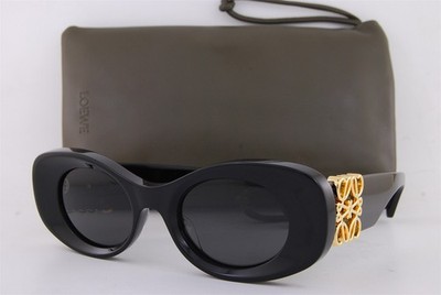 Brand New LOEWE Sunglasses LW 40175U 01A Black/ Dark Gray For