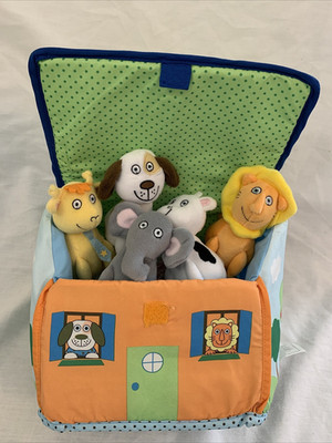 Tiny Tillia Plush House w/5 Soft Play Animals  by AVON -  NEW