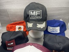 Lot Of 6 Vintage Farm Tractor Trucker Hats 70s 80s