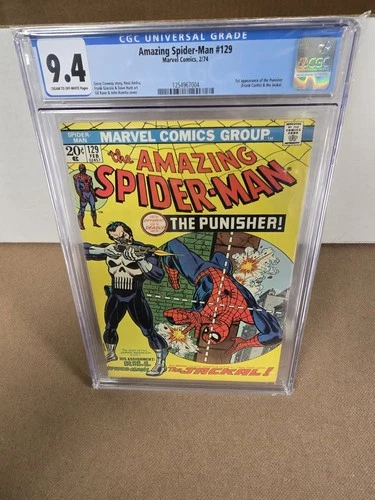 The Amazing Spider-Man #129 -CGC 9.4 -1st App Of The PUNISHER!