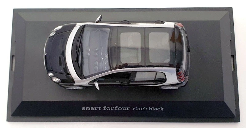 Coche modelo Schuco escala 1/43 0021091 - Smart Forfour 2004 - negro azabache Foto 4 de 4