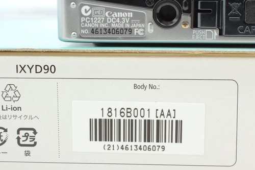*N MINT in BOX* CANON IXY DIGITAL 90 PowerShot SD750 IXUS 75 From JAPAN - Picture 12 of 12