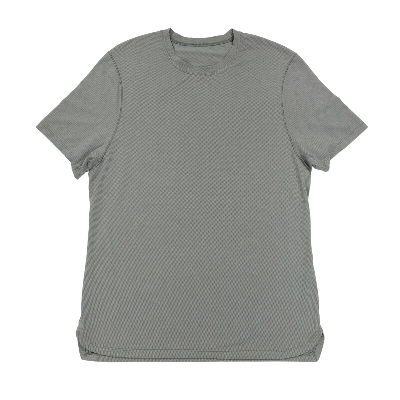 Lululemon Mens' Gray Short Sleeve Athletic Performance Tee Size M Running Gym