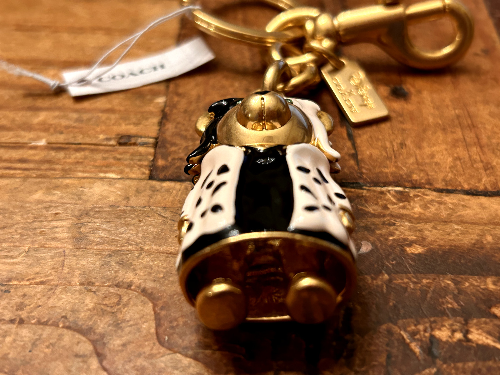 Coach Disney Villain Cruella De Vil Bear Bag Purse Ch… Gem