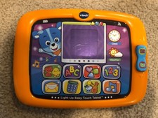 VTech Smart Light Up Baby Touch Tablet Developmental Learning Kids Orange