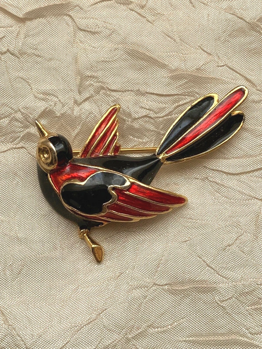 Bird on sale brooch vintage