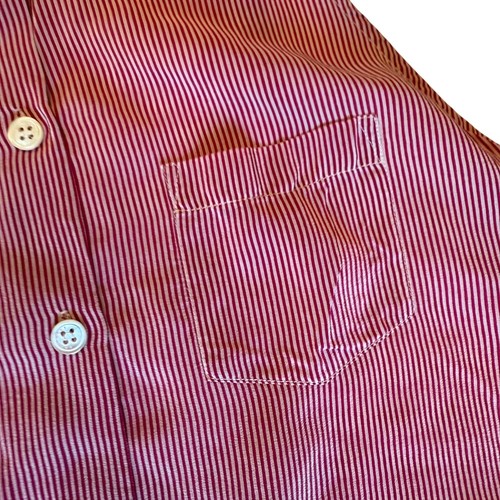 Top camicia donna Equipment righe 100% seta senza maniche bottoni davanti XS rosso - Foto 3 di 5